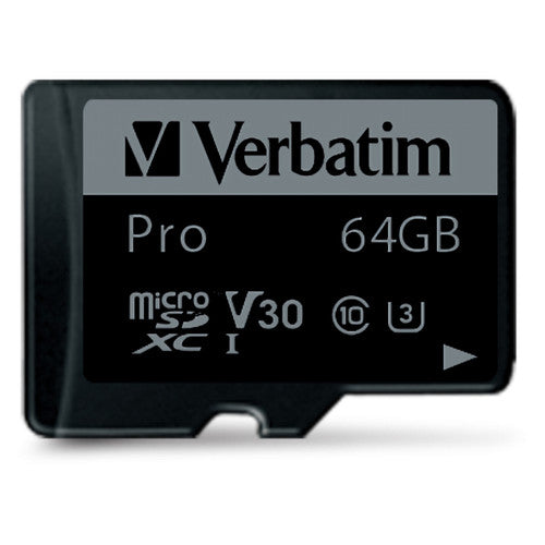 Verbatim Pro Micro SDXC Card Class 10 UH 64GB