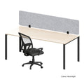 Visionchart DS12-SA-1560 SANA Serenity Desk Screen 12mm Above Desk 1500x600mm