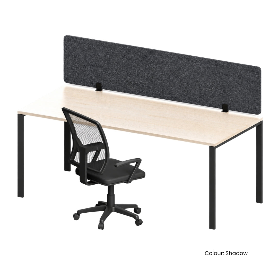 Visionchart DS24-SA-1560 SANA Serenity Desk Screen 24mm Above Desk 1500x600mm