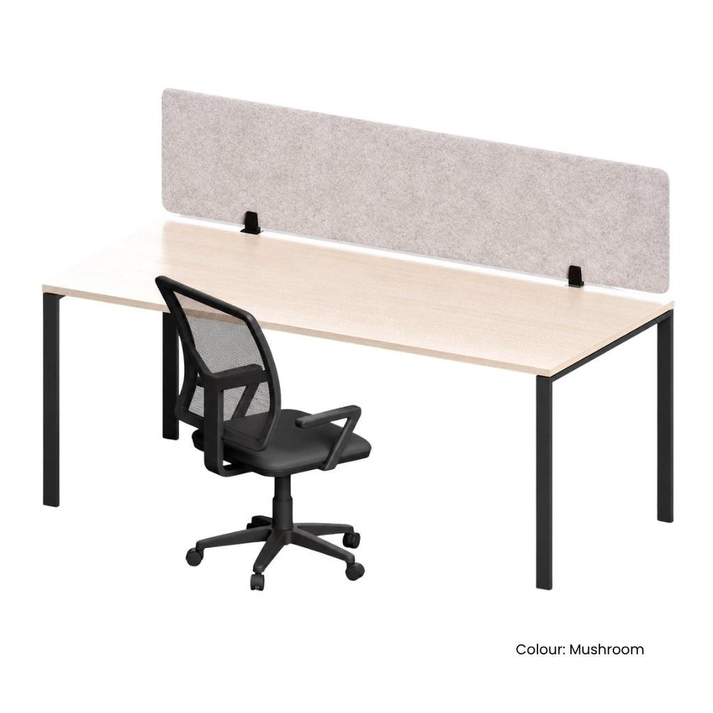 Visionchart DS12-SA-1860 SANA Serenity Desk Screen 12mm Above Desk 1800x600mm