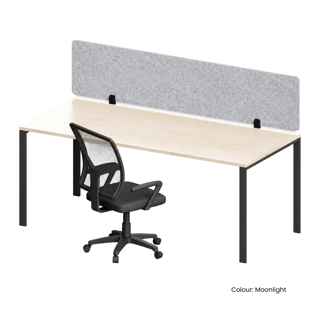 Visionchart DS24-SA-1860 SANA Serenity Desk Screen 24mm Above Desk 1800x600mm