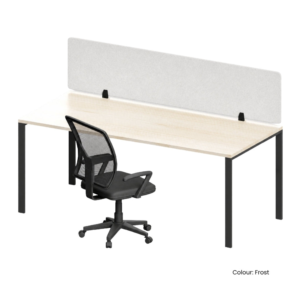 Visionchart DS12-SA-1260 SANA Serenity Desk Screen 12mm Above Desk 1200x600mm