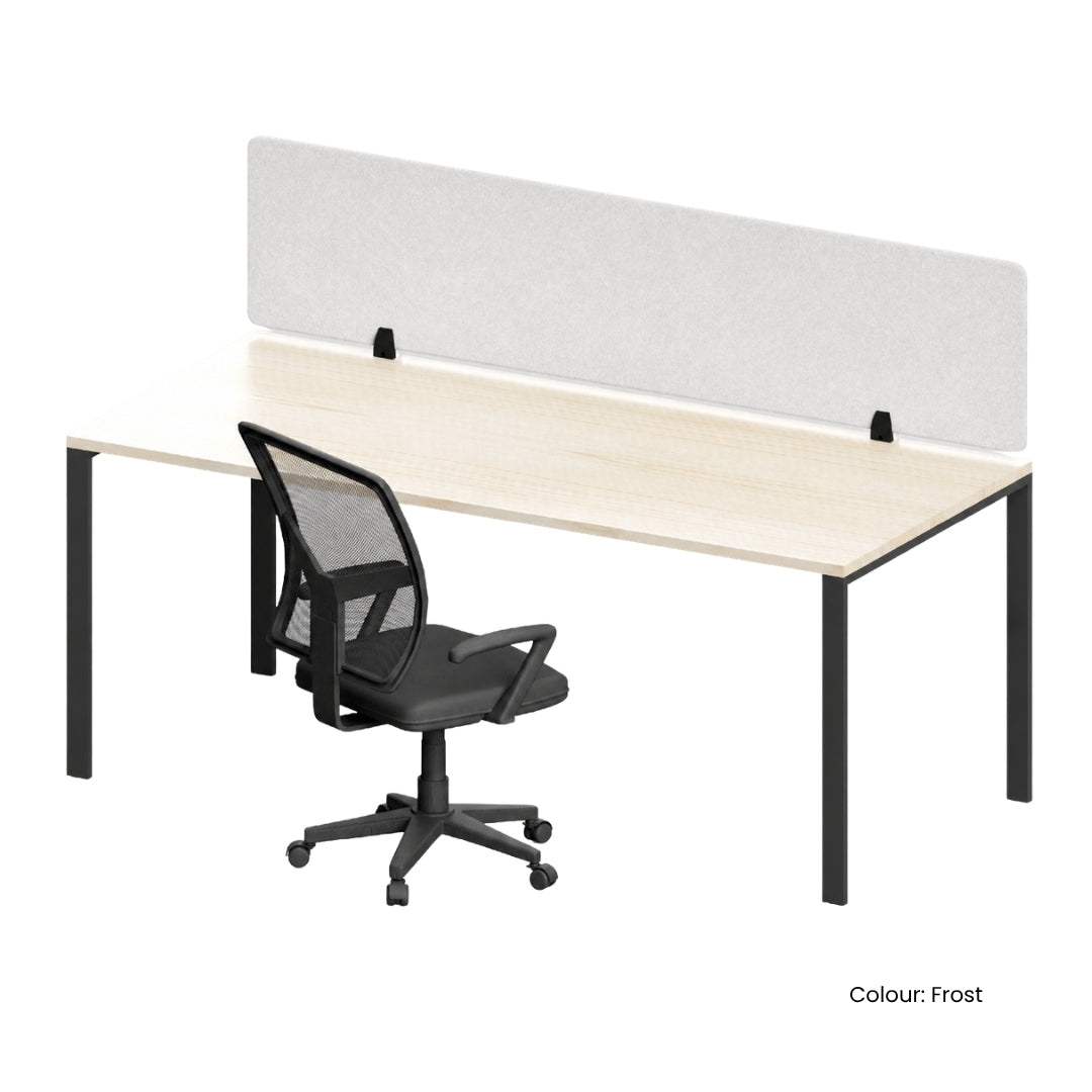 Visionchart DS24-SA-1560 SANA Serenity Desk Screen 24mm Above Desk 1500x600mm