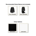 Visionchart DS24-SA-7460 SANA Serenity Desk Screen 24mm Above Desk Side 740x600mm