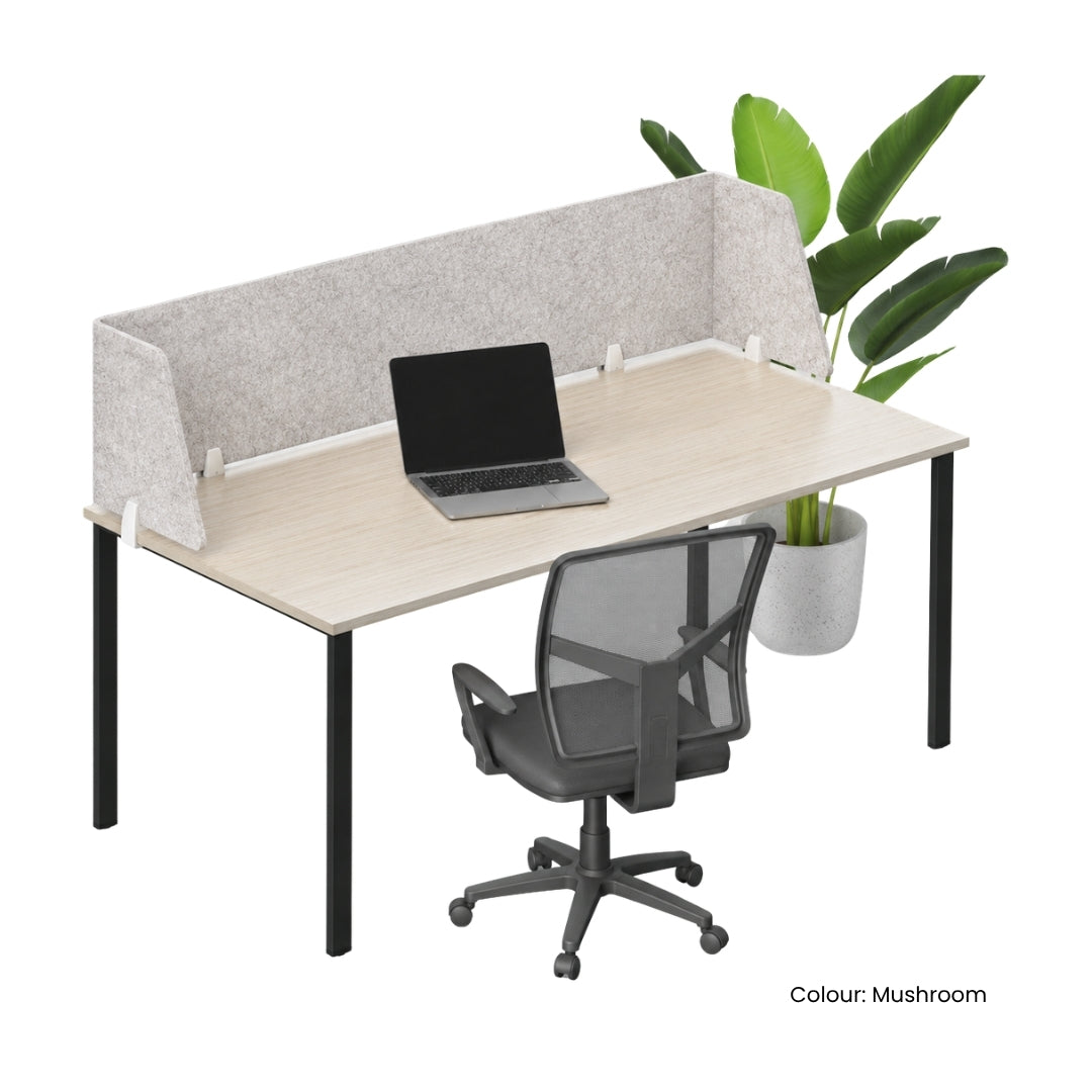 Visionchart DS24-UA-1560 SANA Serenity Desk Screen 24mm Above Desk Surround 1500x600x300mm