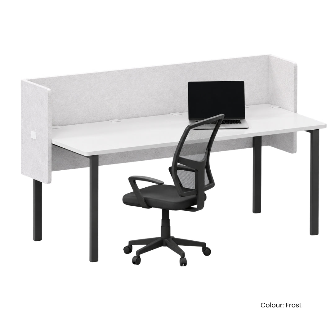 Visionchart DS12-UD-1260 SANA Serenity Desk Screen 12mm Above and Below Desk Surround
