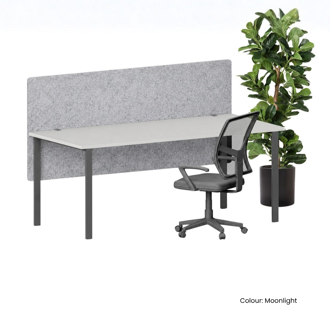 Visionchart DS24-SD-1280 SANA Serenity Desk Screen 24mm Above and Below Desk 1200x800mm