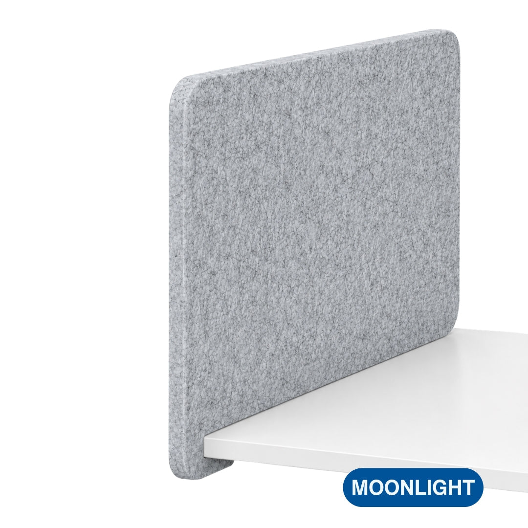 Visionchart DS24-SL-ALT8042-SD SANA Slide-On Acoustic Desk Divider Altitude 680 x 420mm Shadow