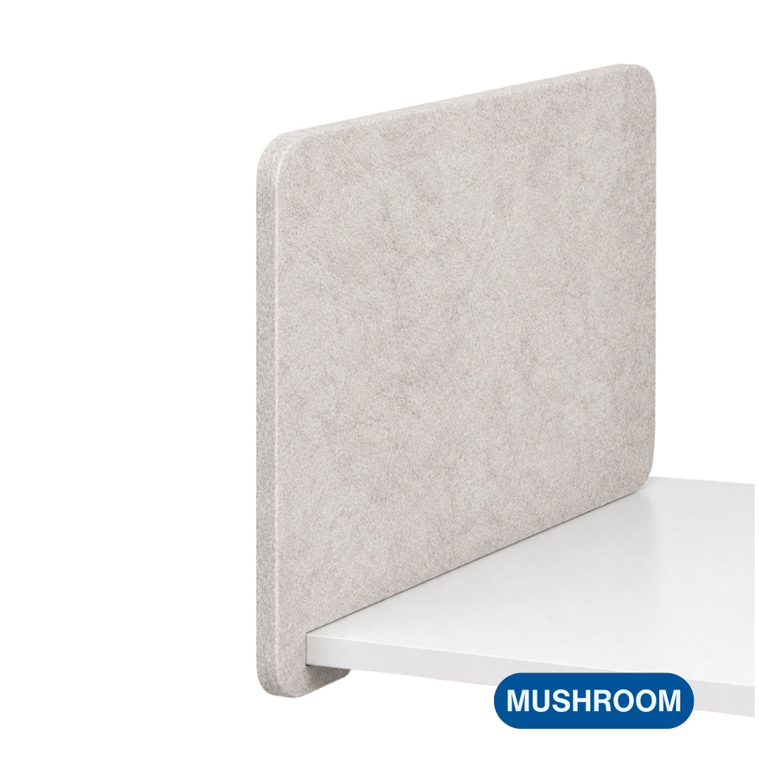 Visionchart DS24-SL-ALT8042-SD SANA Slide-On Acoustic Desk Divider Altitude 680 x 420mm Shadow