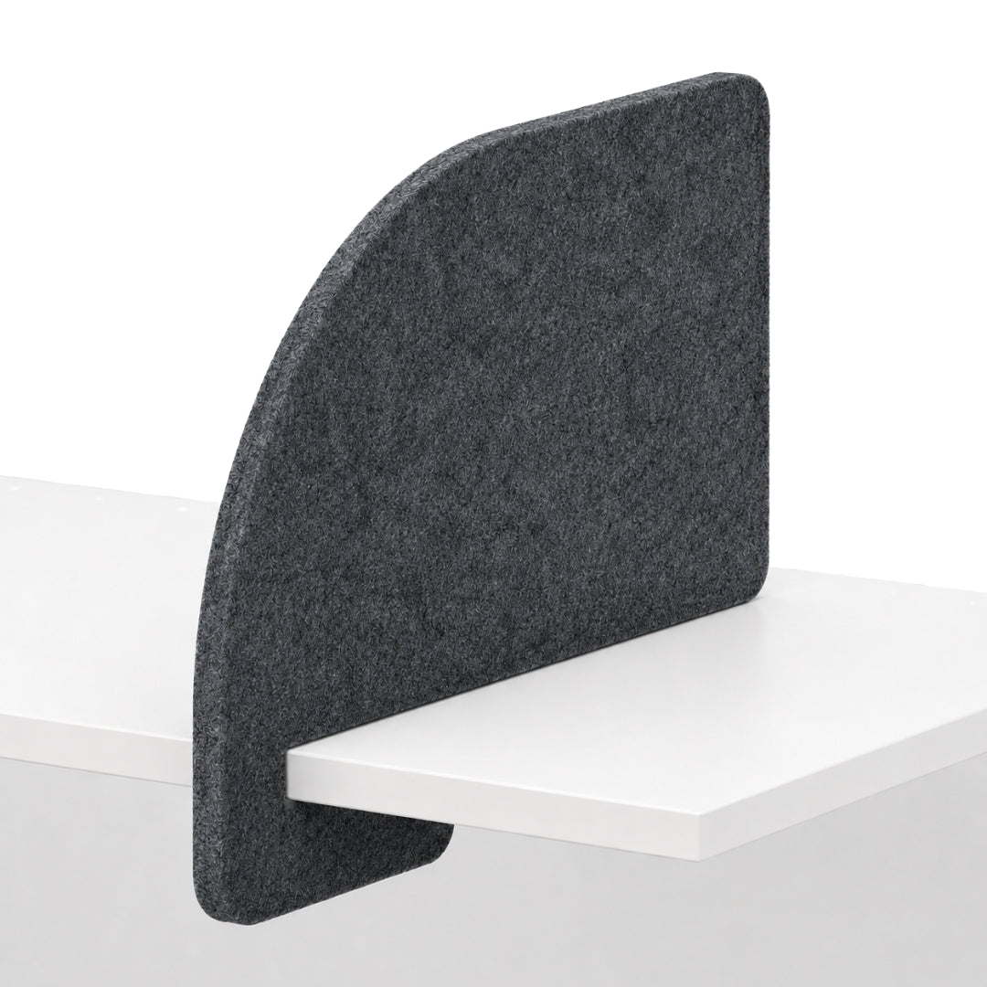 Visionchart DS24-SL-ARC8048 SANA Serenity Desk Screen 24mm Slide-On Divider 680x480mm Arc Edge