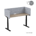 Visionchart DS24-US-1580ALT SANA Serenity Desk Screen 24mm Sit-Stand Slider Surround 1500x800x500mm