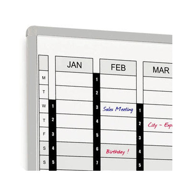 Visionchart VDP002 Perpetual Year Planner 1500 x 1200mm