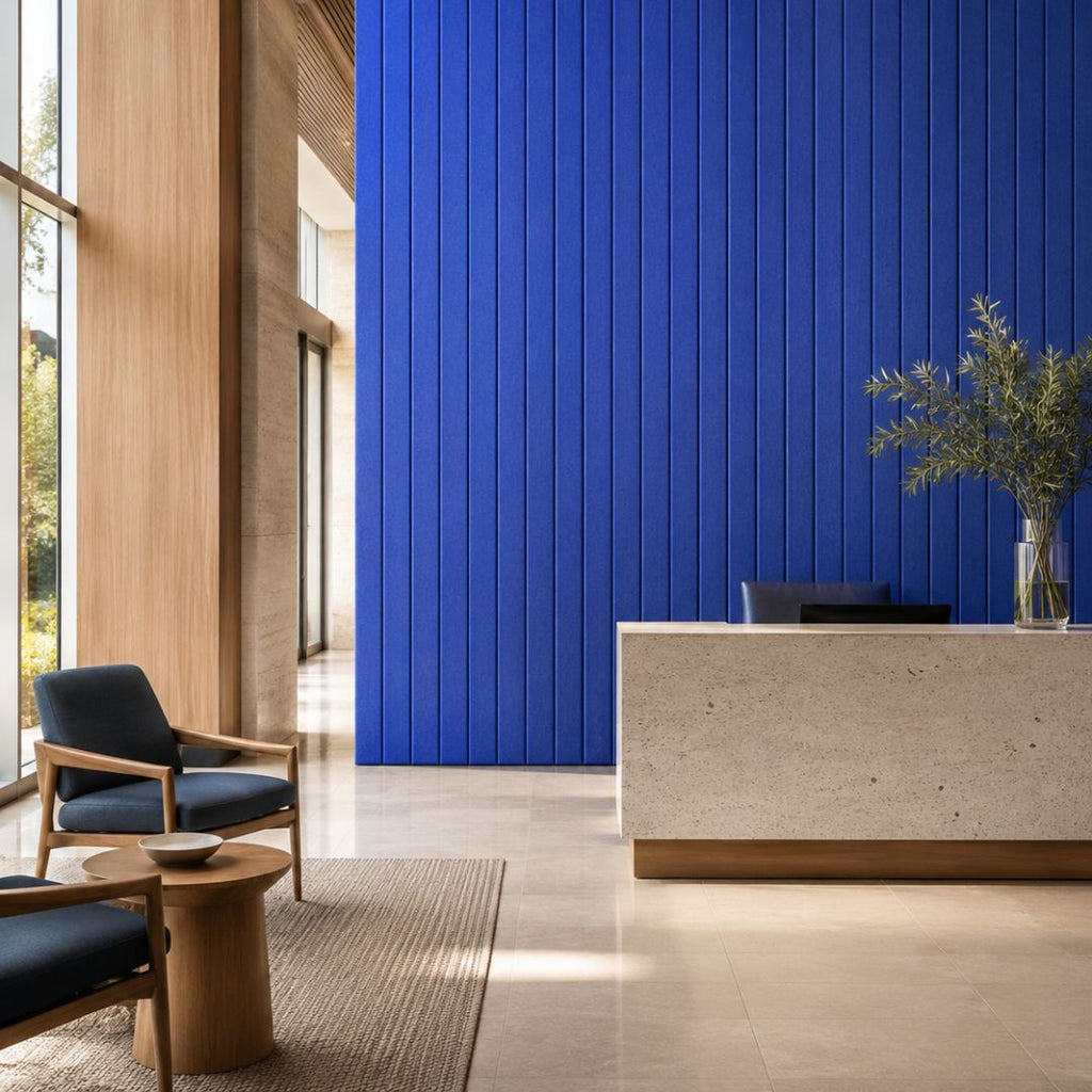 Visionchart SANA2612L-DE12 SANA Linea Acoustic Panel 12mm 2600x1200mm Denim 02