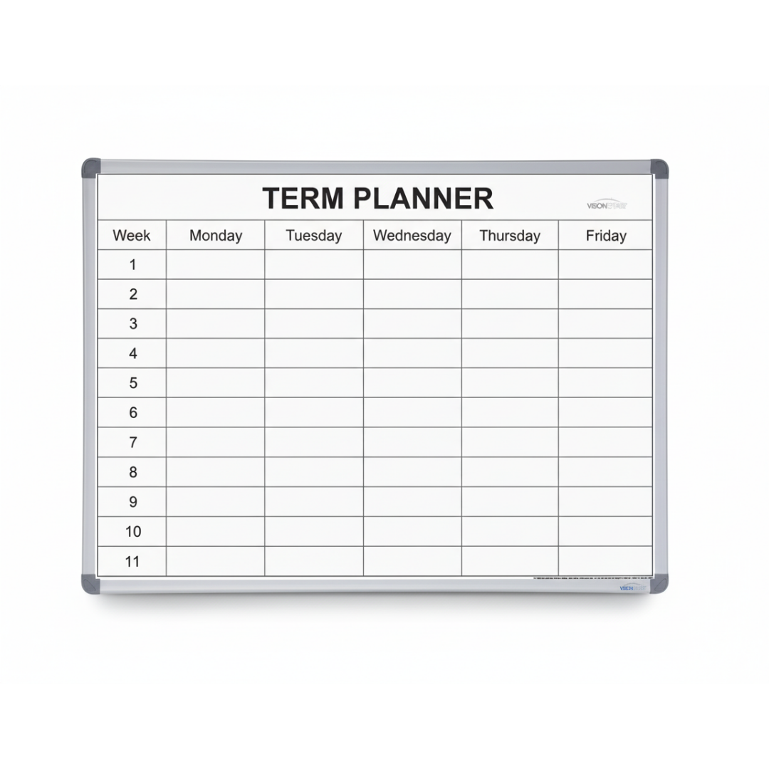 Visionchart VDT100 School Planner 1 Term 1200 x 900mm