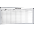 Visionchart School Planner Magnetic Whiteboard 2400 x 1200mm 4 Term