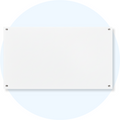Visionchart VGB2112 Lumiere Magnetic Glassboard 2100 x 1200mm White