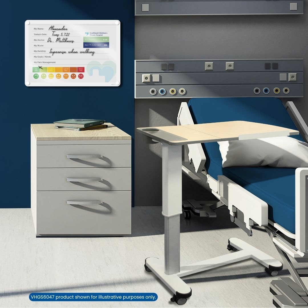 Visionchart VHGS4747 Lumiere Switch Non-Magnetic Glassboard 470x470mm