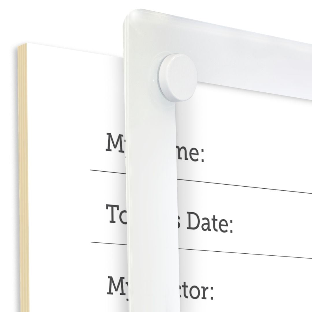 Visionchart VHGS6047 Lumiere Switch Non-Magnetic Glassboard 600x470mm