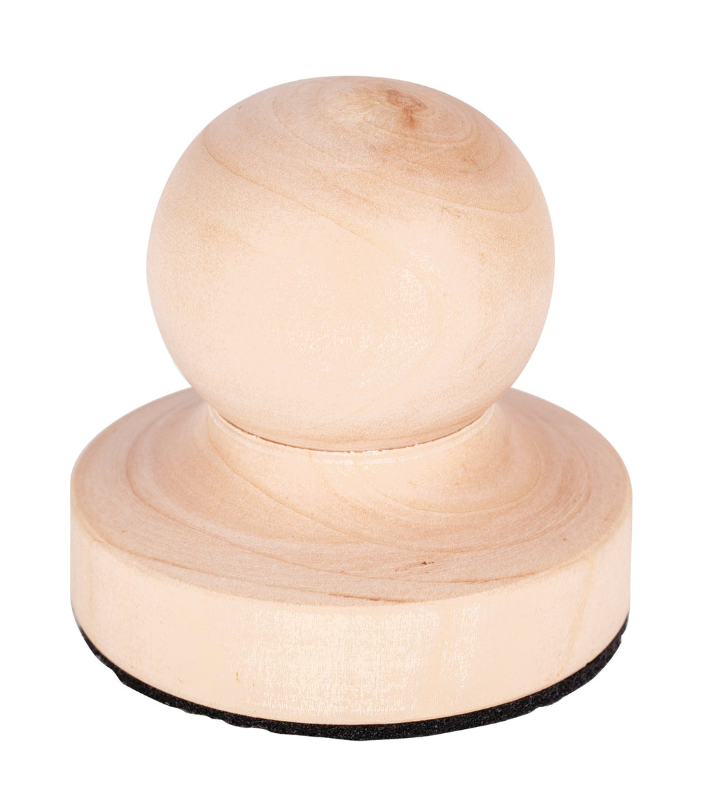 Zart Wooden Button Brayers Pack of 10 50mm Felt Pad Class Set