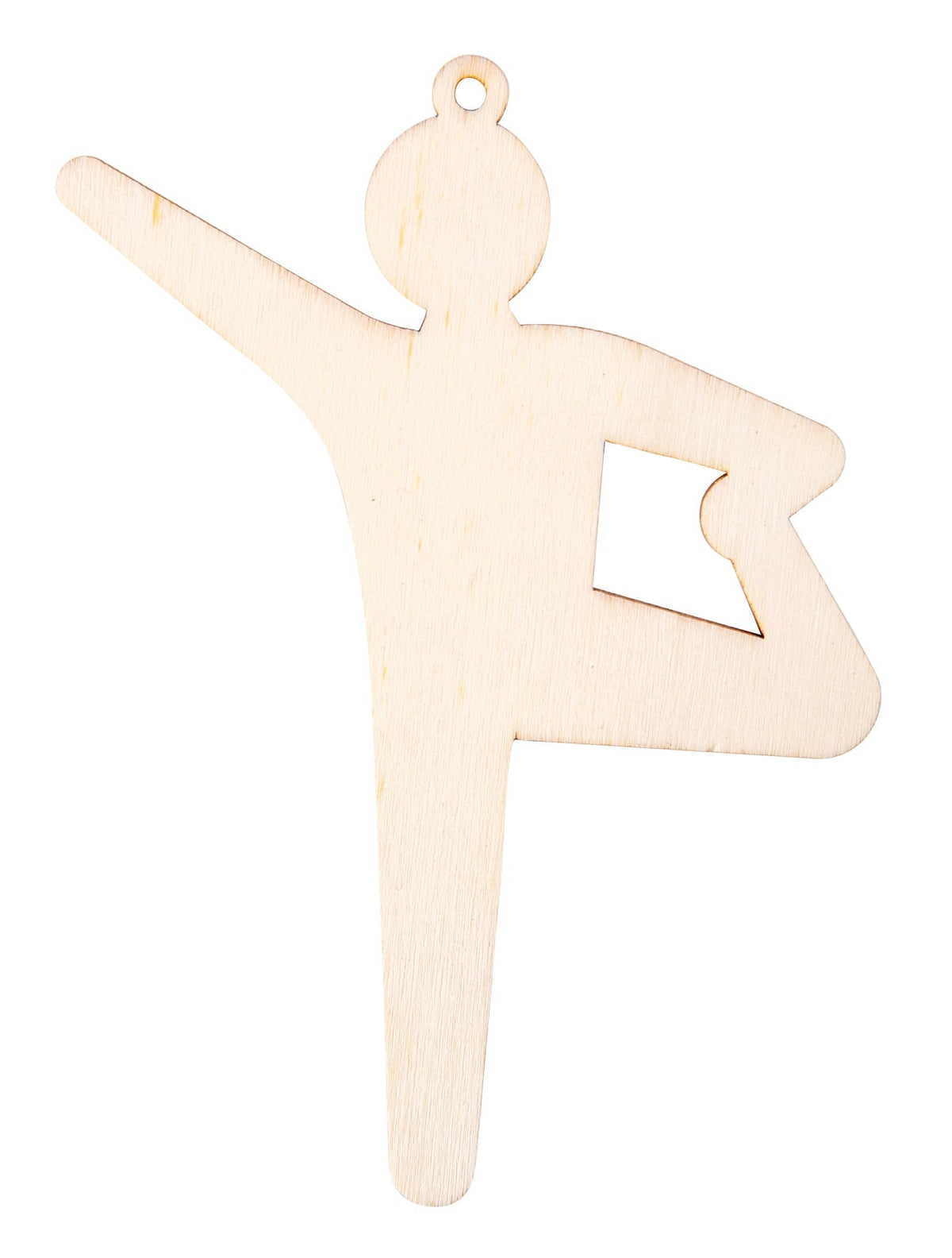 Zart Wooden Active Figures Pack of 24 3mm Plywood 6 Designs with String