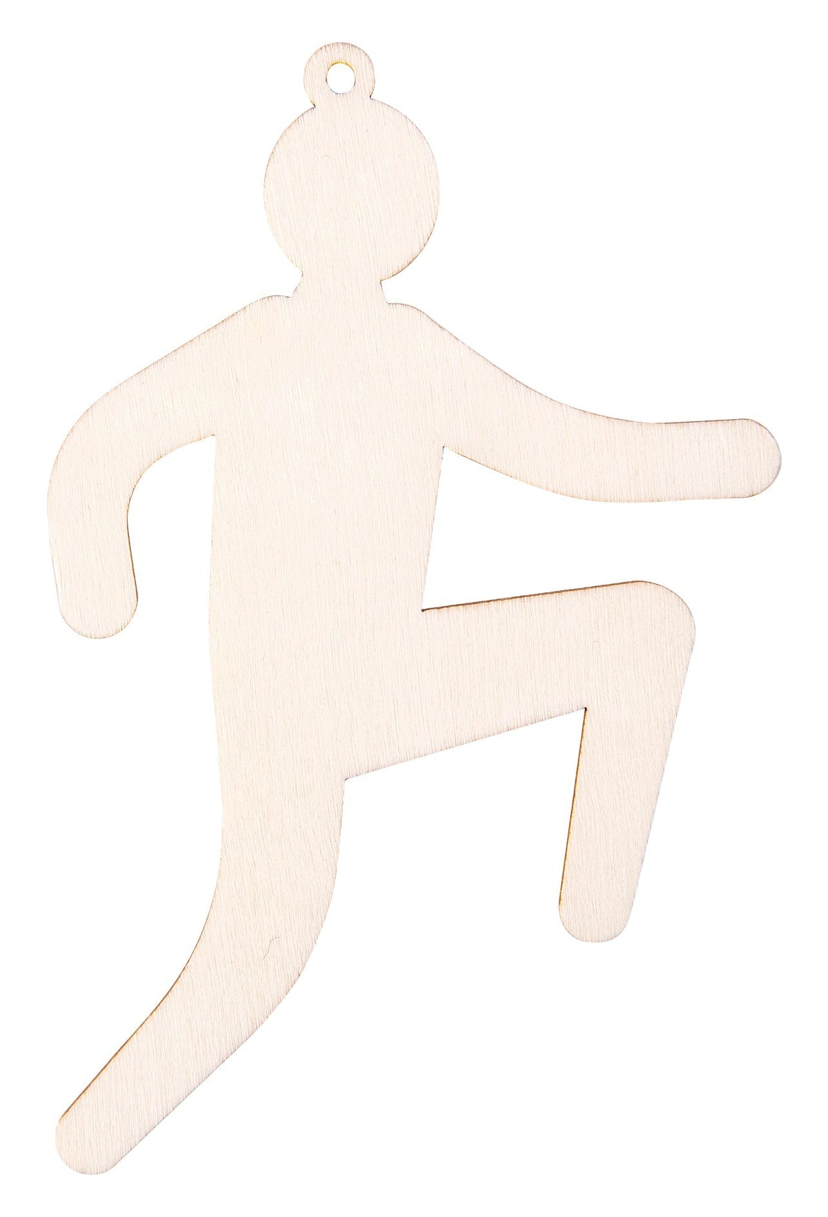 Zart Wooden Active Figures Pack of 24 3mm Plywood 6 Designs with String