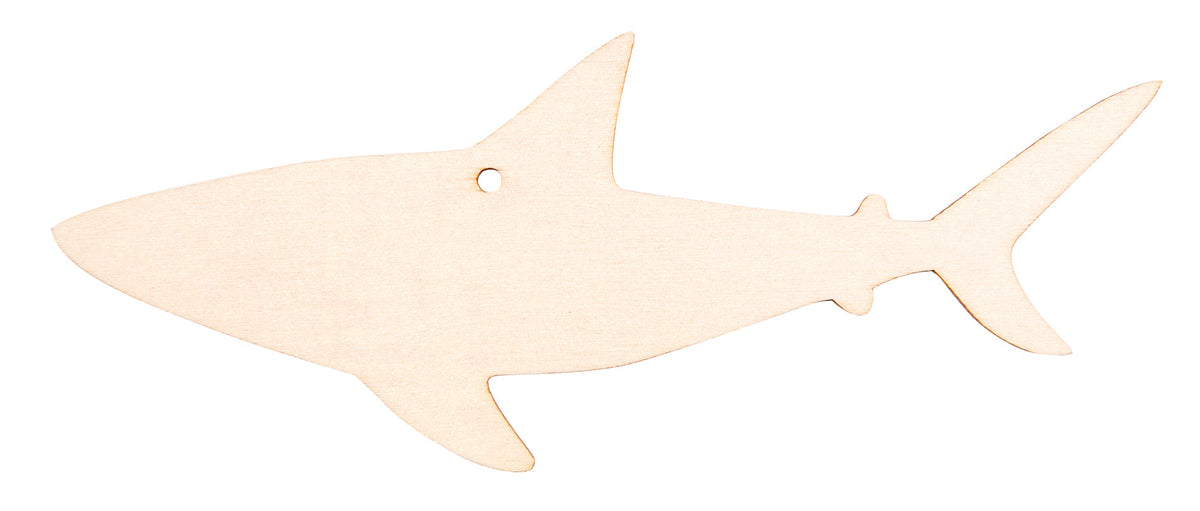 Zart Wooden Australian Sea Creature Shapes Pack of 24 8 Designs 5 to 14cm