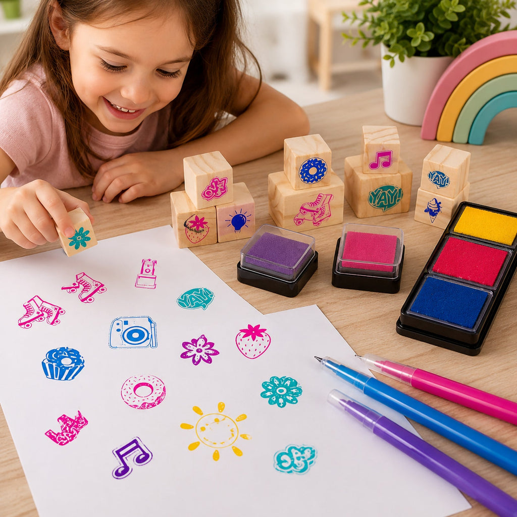 Wooden Stamp Set Good Vibes!