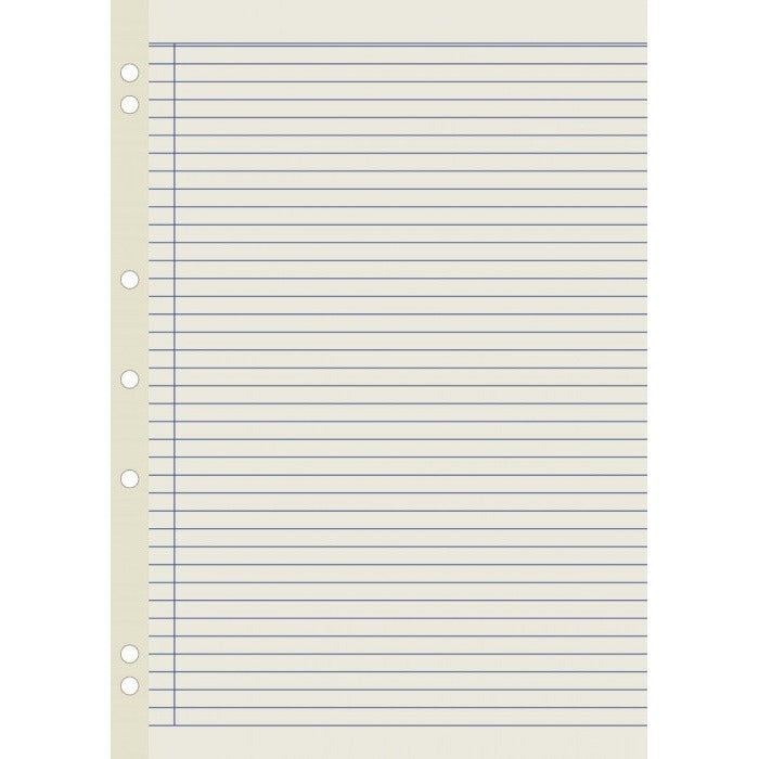 Writer A4 Reinforced Binder Refills 7mm Ruled Recycled 50 Leaf