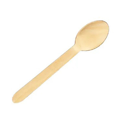 Writer Breakroom Eco Wooden Spoon 160mm Birchwood Compostable Carton of 1000