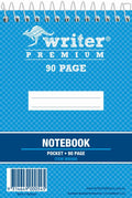 Writer Pocket Notebook 90 Page Top Bound Spiral 70gsm Pack of 20