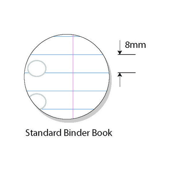 Writer Premium Binder Book A4 48 Page 8mm Ruled with Margin Guitar Pack of 20
