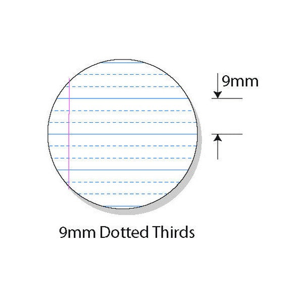 Writer Premium Exercise Book A4 64 Page 9mm Dotted Thirds with Margin Pack of 20