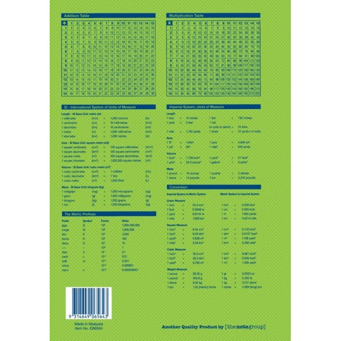 Writer Premium Ground Grass Sky Exercise Book A4 64 Page 14mm Dotted Thirds Hands Pack of 10