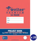 Writer Premium Project Book 330 x 240mm 64 Page Plain Plus 18mm Dotted Thirds with Margin Key