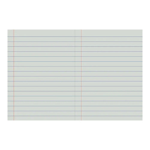 Writer Premium Writing Book A4 64 Page 24mm Solid Ruled with Margin Pack of 20