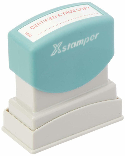 Xstamper CX-BN Message Stamp Certified a True Copy Red
