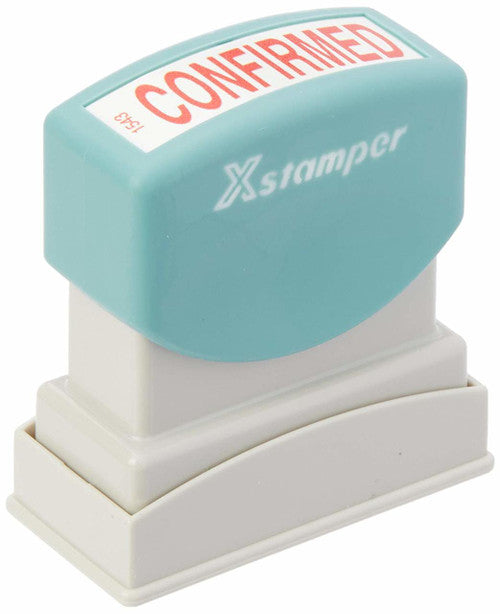 Xstamper CX-BN Message Stamp Confirmed Red