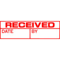 Xstamper CX-BN Message Stamp Received/Date/By Red