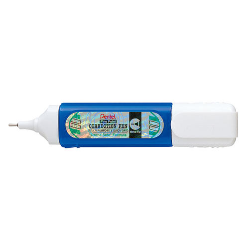Pentel ZL31 Correction Pen Fine Point 12ml White
