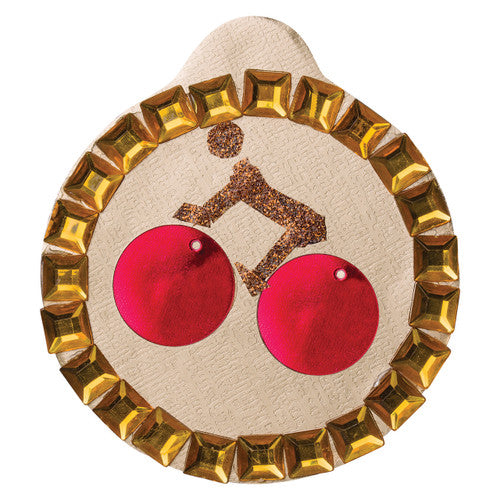 Zart Cardboard Baubles and Medals Pack of 30
