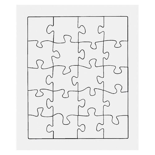 Zart Cardboard Jigsaws Pack of 20