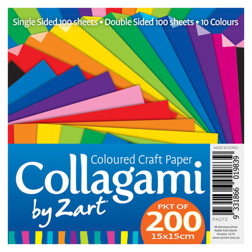 Zart Collagami Craft Paper Pack of 200