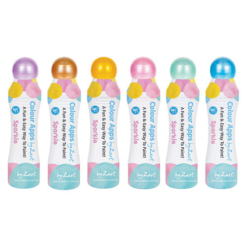 Zart Colour APPs Sparkle Pack of 6