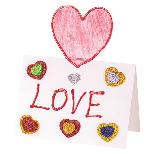 Zart EVA Glitter Shapes Assorted Pack of 100