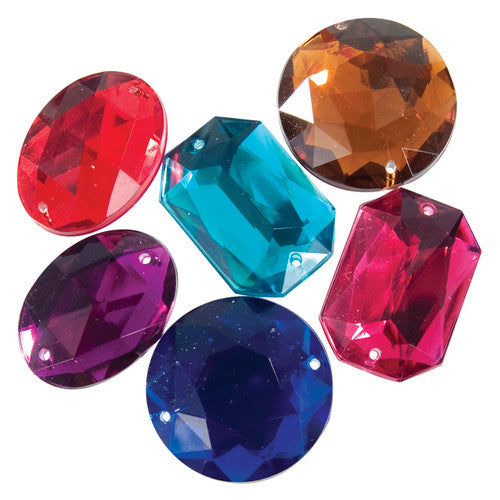 Zart Giant Sew-On Jewels Pack of 40