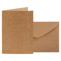 Zart Kraft Cards and Envelopes Pack of 20