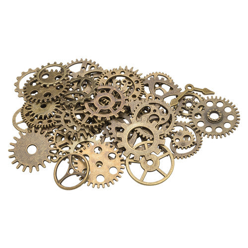 Zart Metal Gears and Cogs Assorted Pack of 48