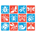 Zart Minibeast Small Stencils Pack of 12