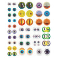 Zart Moving Eyes Stickers Pack of 144