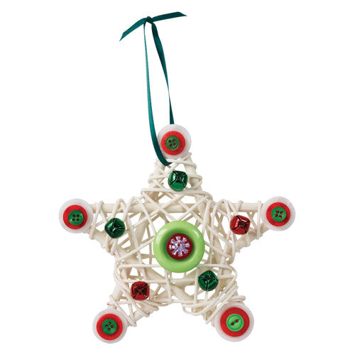 Zart Natural Mesh Stars 12cm Pack of 10